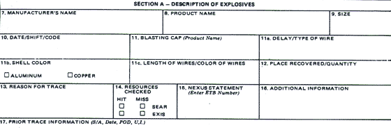 Sample image of form ATF F 7530