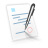 Image of a pen writing on paper