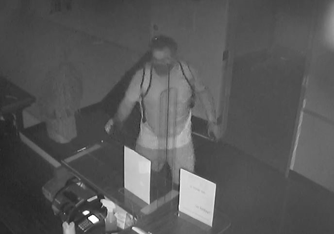 Still-frame photos of surveillance footage on May 30, 2020 of LA field division's robbery suspect.