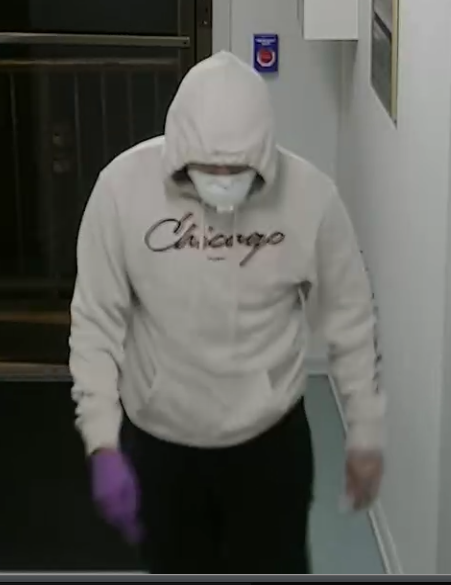 Burglary suspect caught on surveilance video
