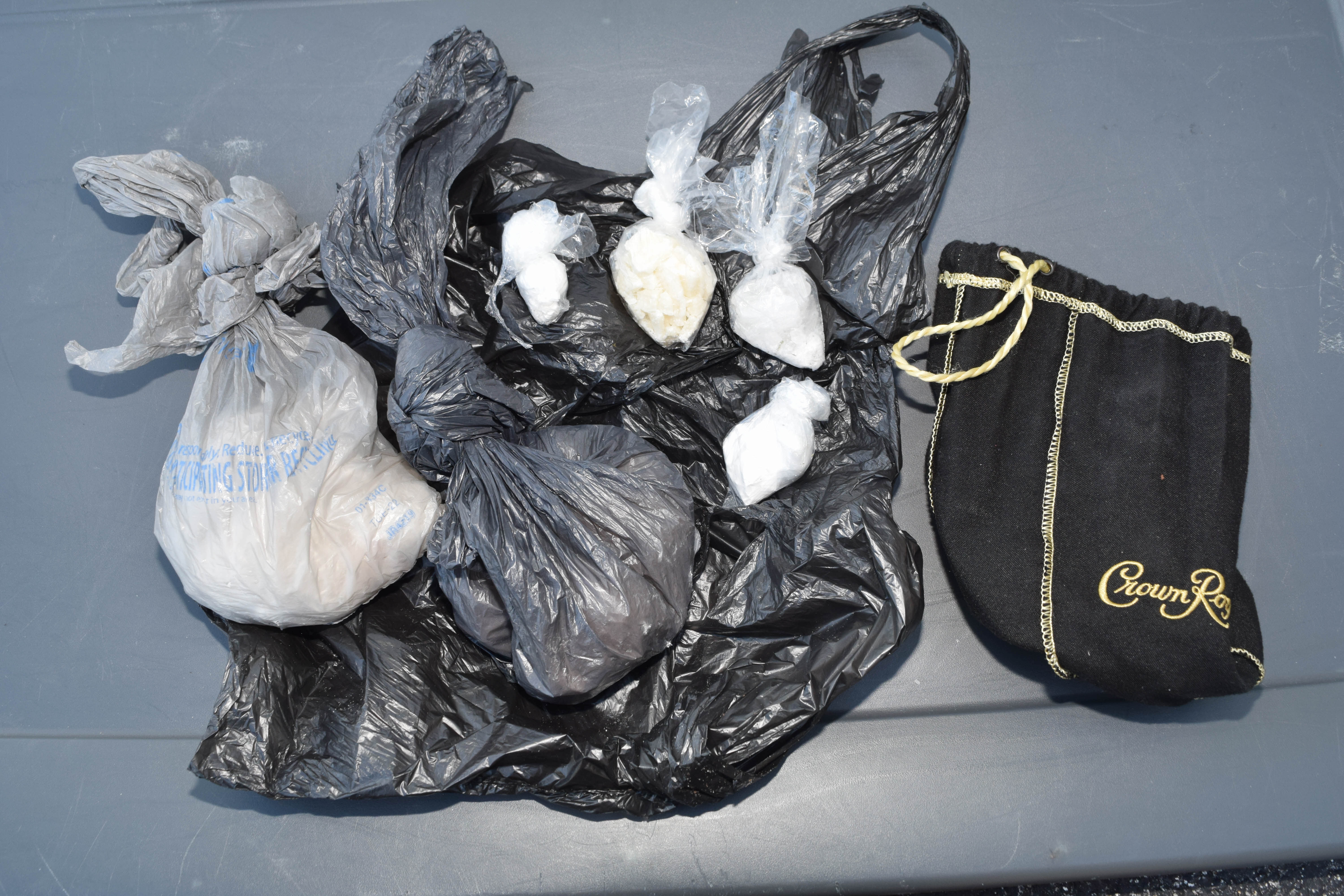 Drugs in plastic bags