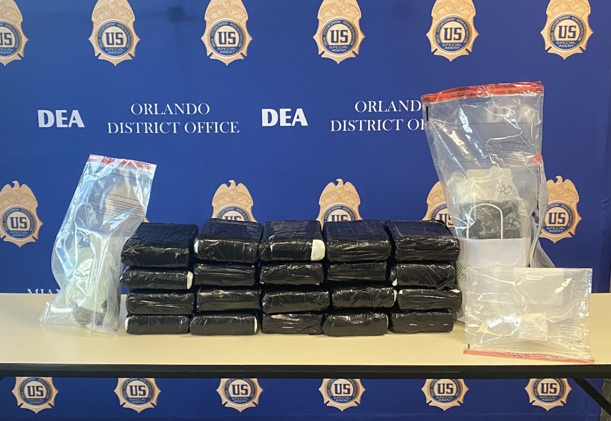Items seized from Beharry's apartment in October 2022.