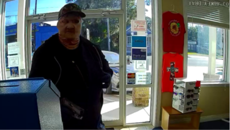 A man inside a store.