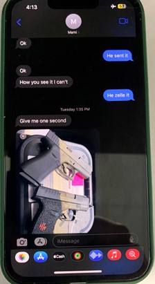 Wilson and Rodriguez discussing the purchase of firearms 