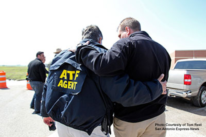 Agents hugging each other